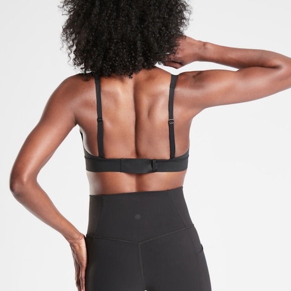 🆕 Athleta Essential Black Bra A-C - Picture 2 of 7